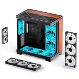 Case PC JONSBO TK-4 Black Wood – ATX| GPU 460mm| AIO 420mm| Kính 4mm